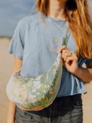 Crescent "Painted" Moonbag